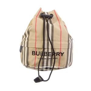 Icon Stripe Nylon Drawcord Pouch